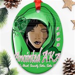 Anointed AKA Ornament (Oval)