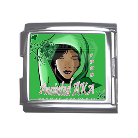 Anointed AKA Mega Link Italian Charm (18mm) from ArtsNow.com Front