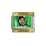 Anointed AKA Gold Trim Italian Charm (9mm)