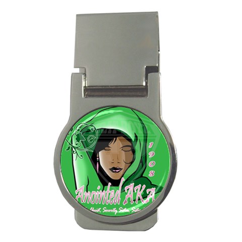 Anointed AKA Money Clip (Round) from ArtsNow.com Front