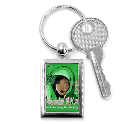 Anointed AKA Key Chain (Rectangle) from ArtsNow.com Front