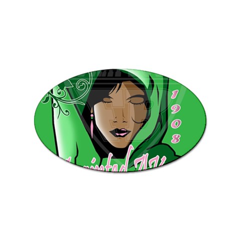 Anointed AKA Sticker (Oval) from ArtsNow.com Front