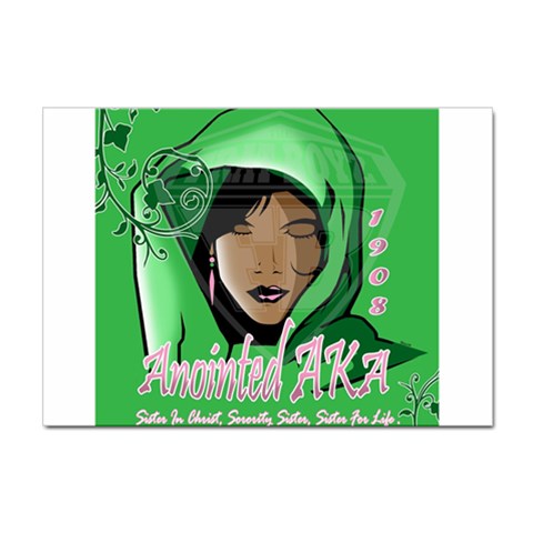 Anointed AKA Sticker A4 (100 pack) from ArtsNow.com Front