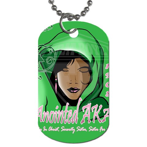 Anointed AKA Dog Tag (Two Sides) from ArtsNow.com Front