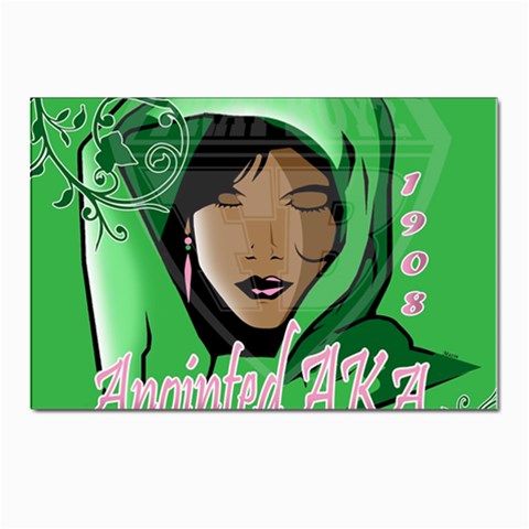 Anointed AKA Postcard 4 x 6  (Pkg of 10) from ArtsNow.com Front