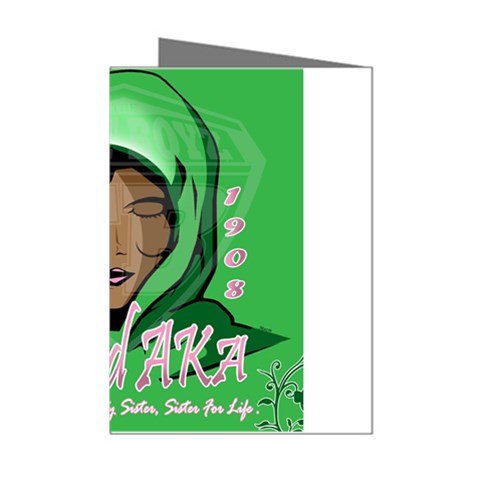 Anointed AKA Mini Greeting Cards (Pkg of 8) from ArtsNow.com Left