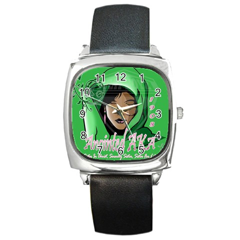 Anointed AKA Square Metal Watch from ArtsNow.com Front