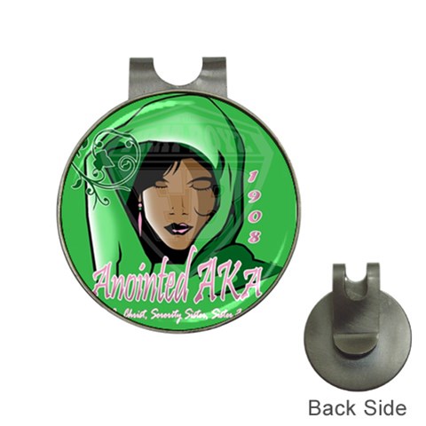 Anointed AKA Golf Ball Marker Hat Clip from ArtsNow.com Front