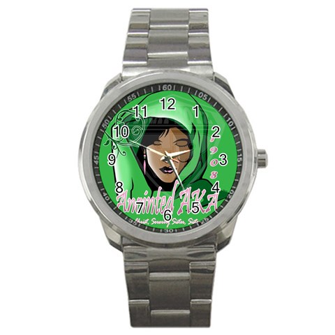 Anointed AKA Sport Metal Watch from ArtsNow.com Front