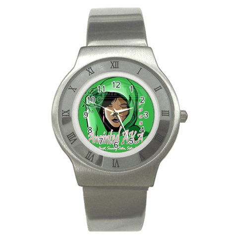 Anointed AKA Stainless Steel Watch from ArtsNow.com Front