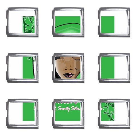 Anointed AKA Mega Link Italian Charm (9 pack) from ArtsNow.com Front