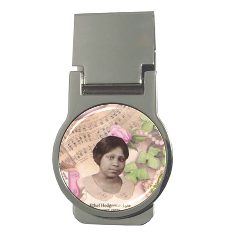 Alpha Kappa Alpha mmprool Money Clip (Round) from ArtsNow.com Front