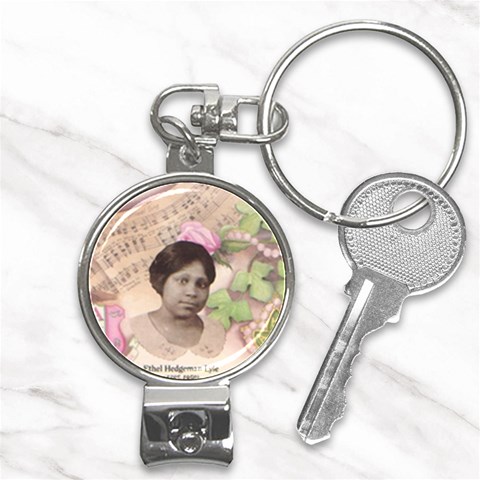 Alpha Kappa Alpha mmprool Nail Clippers Key Chain from ArtsNow.com Front
