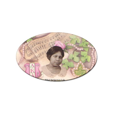 Alpha Kappa Alpha mmprool Sticker Oval (100 pack) from ArtsNow.com Front