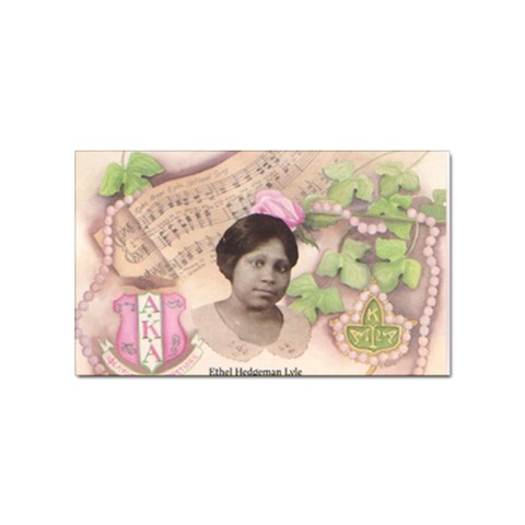 Alpha Kappa Alpha mmprool Sticker Rectangular (10 pack) from ArtsNow.com Front