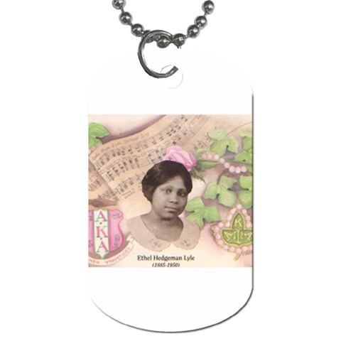 Alpha Kappa Alpha mmprool Dog Tag (Two Sides) from ArtsNow.com Front