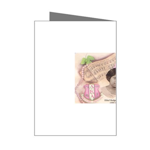 Alpha Kappa Alpha mmprool Mini Greeting Card from ArtsNow.com Right