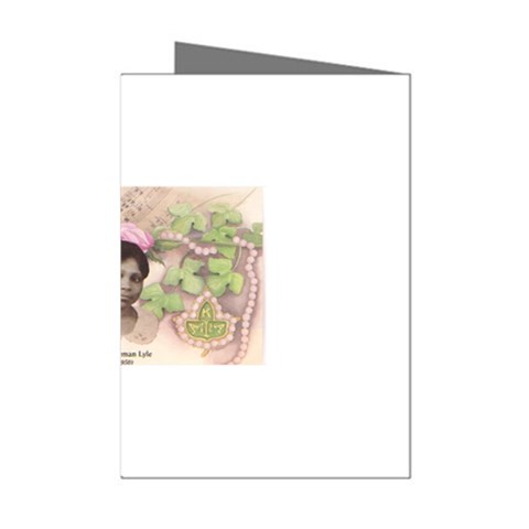 Alpha Kappa Alpha mmprool Mini Greeting Cards (Pkg of 8) from ArtsNow.com Left