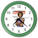 Alpha Kappa Alpha michelleobama1 Color Wall Clock