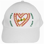 Alpha Kappa Alpha akaesp-pink White Cap