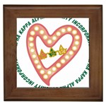 Alpha Kappa Alpha akaesp-pink Framed Tile