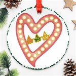 Alpha Kappa Alpha akaesp-pink Ornament (Round)
