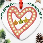Alpha Kappa Alpha akaesp-pink Ornament (Heart)