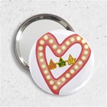 Alpha Kappa Alpha akaesp-pink 2.25  Handbag Mirror