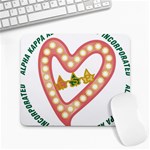Alpha Kappa Alpha akaesp-pink Large Mousepad