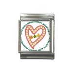 Alpha Kappa Alpha akaesp-pink Italian Charm (13mm)
