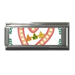 Alpha Kappa Alpha akaesp-pink Superlink Italian Charm (9mm)