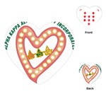 Alpha Kappa Alpha akaesp-pink Playing Cards (Heart)