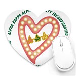 Alpha Kappa Alpha akaesp-pink Mousepad (Heart)