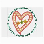 Alpha Kappa Alpha akaesp-pink Glasses Cloth (Large, Two Sides)
