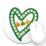 Alpha Kappa Alpha AKAesp-greennonam Round Mousepad