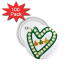 Alpha Kappa Alpha AKAesp-greennonam 1.75  Button (100 pack) 