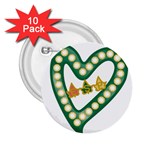 Alpha Kappa Alpha AKAesp-greennonam 2.25  Button (10 pack)