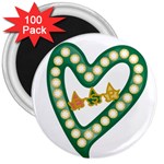 Alpha Kappa Alpha AKAesp-greennonam 3  Magnet (100 pack)