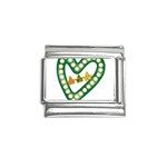Alpha Kappa Alpha AKAesp-greennonam Italian Charm (9mm)