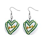 Alpha Kappa Alpha AKAesp-greennonam 1  Button Earrings