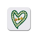 Alpha Kappa Alpha AKAesp-greennonam Rubber Coaster (Square)