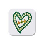 Alpha Kappa Alpha AKAesp-greennonam Rubber Square Coaster (4 pack)