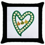 Alpha Kappa Alpha AKAesp-greennonam Throw Pillow Case (Black)