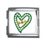 Alpha Kappa Alpha AKAesp-greennonam Mega Link Italian Charm (18mm)