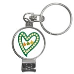 Alpha Kappa Alpha AKAesp-greennonam Nail Clippers Key Chain