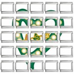 Alpha Kappa Alpha AKAesp-greennonam 9mm Italian Charm (25 pack)