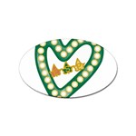 Alpha Kappa Alpha AKAesp-greennonam Sticker Oval (10 pack)