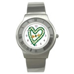 Alpha Kappa Alpha AKAesp-greennonam Stainless Steel Watch