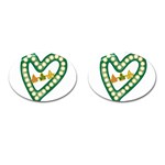 Alpha Kappa Alpha AKAesp-greennonam Cufflinks (Oval)