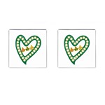 Alpha Kappa Alpha AKAesp-greennonam Cufflinks (Square)